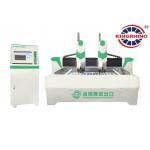 CNC Double Heads Planar Stone Carving Machine For Granite Marble for sale