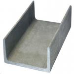 6m Galvanised Steel U Channel 40x50 U Shaped Steel Section Q235 for sale
