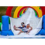 Giant Inflatable Water Slide With 0.55mm ~ 0.90mm PVC Tarpaulin Material