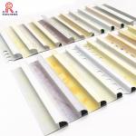 Professional Aluminum Tile Trim Round Shape Ceramic Alloy Protection Extrusion Profile