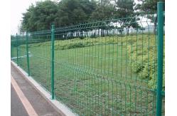 China 2×1 Vinyl Coated Welded Wire Mesh Green Impregnated Road Protection Net supplier