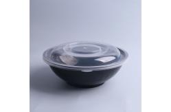 China Custom Printed Take Out Round Plastic Salad Bowl Disposable 750Ml 950 Ml supplier