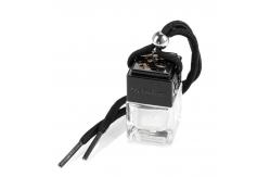 China Hanging Car Perfume Glass Bottle Essential Oil Diffuser, Aromatherapy Car Air Freshener supplier