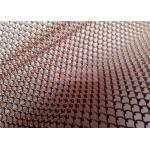 Aluminium Alloy Wire Mesh Coil Drapery Copper Color Used As Space Divider Curtains for sale