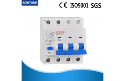 China C40 White 4 Pole RCBO , IP20 Residual Current Breaker With Overload Protection  supplier