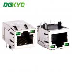 100Mbps Ethernet port connector RJ45 interface dual green network socket  DGKYD211B083FD3A4D for sale