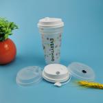 500ml 16oz Matte PP BPA Free Boba Plastic Cup for sale