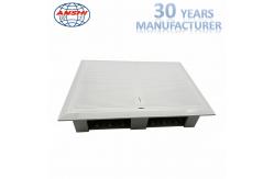 China Embed 100 Pair Copper Indoor Distribution Box With Back Mount Frame supplier