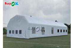 China Inflatable Work Tent Waterproof White 20x10x5.5mH Inflatable Automotive Paint Booth supplier