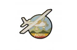 China Flight Patches Embroidered Applique Hook And Loop For Clothes Badge supplier