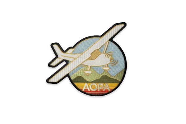 Flight Patches Embroidered Applique Hook And Loop For Clothes Badge