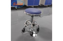 China Anti Corrosion Ergonomic Lab Stool With Wheels Multipurpose Durable supplier