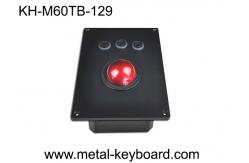 China 60mm Red Resin Industrial Trackball Mouse USB Interface and Long-Lasting Performance supplier