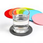 Cheap Custom Logo Round Silicone Tea Cup Placemats Silicone Coaster for sale