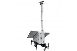 China Mobile Site Solar Security Trailer Video Surveillance with HD cameras supplier