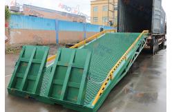 China 10m Hydraulic Dock Ramp 10 Tons  Loading Dock Adjustable  Mobile Dock Ramp Warehouse supplier