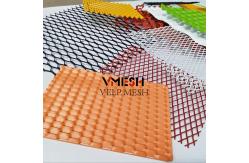 China Hexagonal Decorative Screen Metal Panel Aluminum Grid Wire Mesh supplier