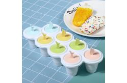 China Recycled Popsicle Plastic Ice Cream Mould Children Reusable Popsicle Sticks supplier