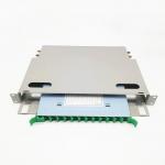 1U 24C FTTH Termination Box , Fiber Optic Cable Termination Boxes for sale
