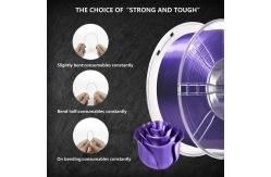 China 3D Printer Filament Silk Violet PLA Filament Toughness Enhanced Customized Request supplier