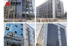 China Prefabricated Q355B ASTM A572 Steel Frame Multi Storey Building supplier