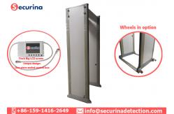 China Digital 33 Detecting Zone Walk Through Security Gates Detector For Protection supplier