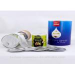 300 # D - shaped Airproof Aluminium Foil Lid / Peel Off Easy Open End