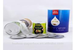 China 300 # D - shaped Airproof Aluminium Foil Lid / Peel Off Easy Open End supplier