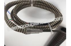 China Hot Runner  Electric Coil / Spring Heaters With Silicone Vanished Fiberglass Leads supplier
