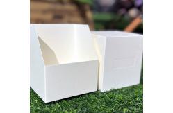 China Custom White Rigid Gift Box for Coffee Tea Snacks supplier