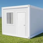 20ft Ready-to-Use Prefab Steel And Wooden Container House Detachable Modular Office for sale