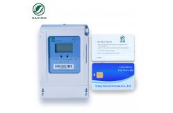 China IC Card 3 Phase Electronic Energy Domestic 3 Phase Smart Meter With RS485 supplier