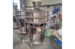 China 500 Mesh Rotary Vibrating Screen Sieve Shaker Separator Machine supplier