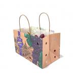 Printing LOGO Fruit Paper Bags With Eco Friendly Water Based Soy Ink for sale