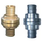 Hose End Brass Storz Fire Hose Fittings , Male Female Connection Fire Hydrant Adapter for sale