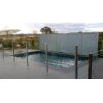 12 MM Clear Pool Fencing Glass Toughened For Railing System for sale