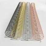 1 1/2'' Colored Wire Spiral Binding Coil , Stationery Steel Spiral Binding for sale