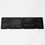 Black PMMA Customized Membrane Switches Durable For Multimedia for sale