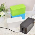 Cord Organizer Box Hard PS Green Storage Box For Chargers And Cables for sale