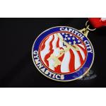 Customized Dancing Running Award Medals With Ribbon , Custom Race Medals