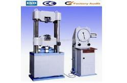 China Analog Display Hydraulic Universal tensile and compression Testing Machine WE-300C supplier