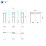 Global best-selling QR code face recognition brushless motor sliding gate 510