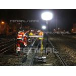 Railway Check And Tunnel Work Construction 110cm Tripod LED Balloons