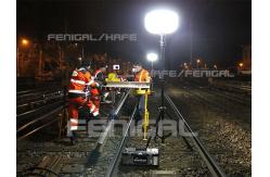 China Railway Check And Tunnel Work Construction 110cm Tripod LED Balloons supplier