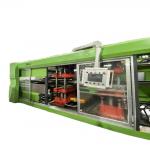 Second-hand fully automatic positive and negative pressure forming, cutting and stacking plastic thermoforming machine for sale