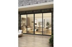 China Modern Hurricane Proof Aluminum Sliding Doors Impack Glazed Sliding Door Customizable supplier