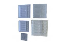 China Customized PET Tray Packaging For Drug Water Injection Bottles supplier