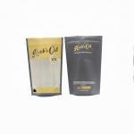 EPI Biscuit Tear Notch Resealable Kraft Paper Bag With Transparent Window
