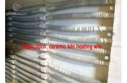 China FeCrAl 0Cr27Al7Mo Wire for High Temperature Furnace Heating Element Wire supplier