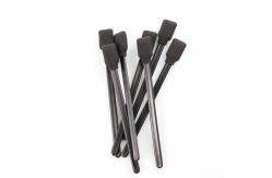 China Cleanroom Black Foam Tip Printer Cleaning Swab With Square Sponge Stick supplier